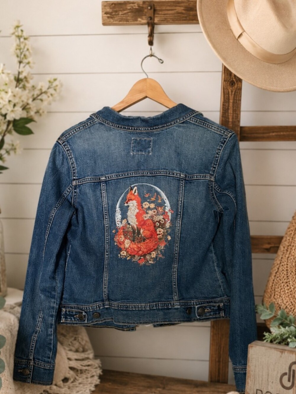 UpCycled Denim Jacket | Old Navy |  Medium | Fox 🦊